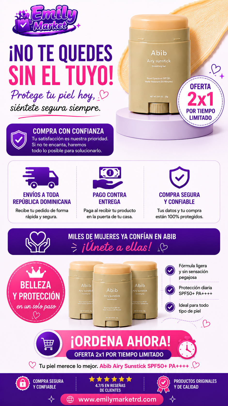 2x1 Barra de protección+ ENVIO GRATIS!
