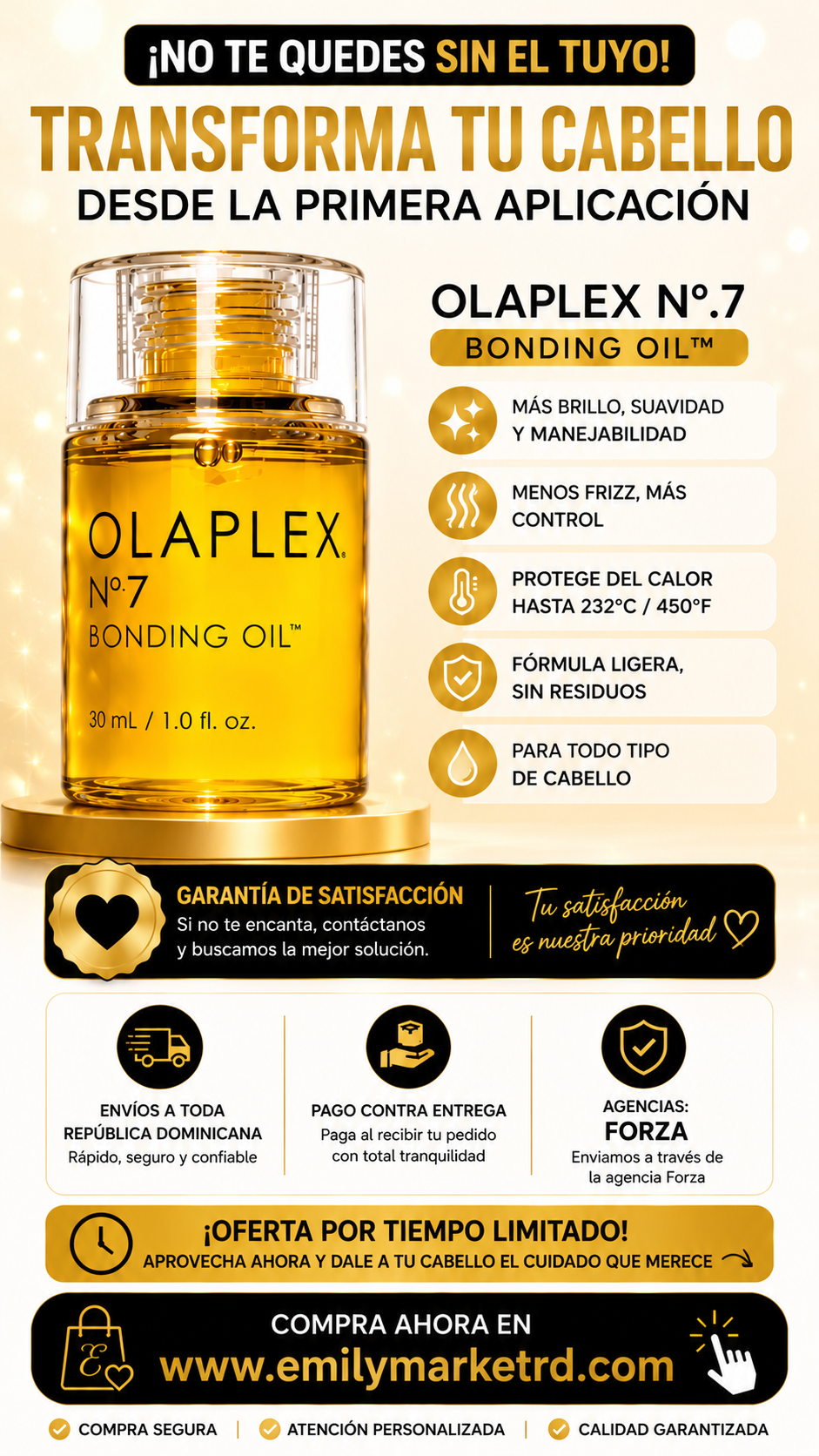 Olaplex Aceite Alto Brillo+ ENVIO GRATIS!