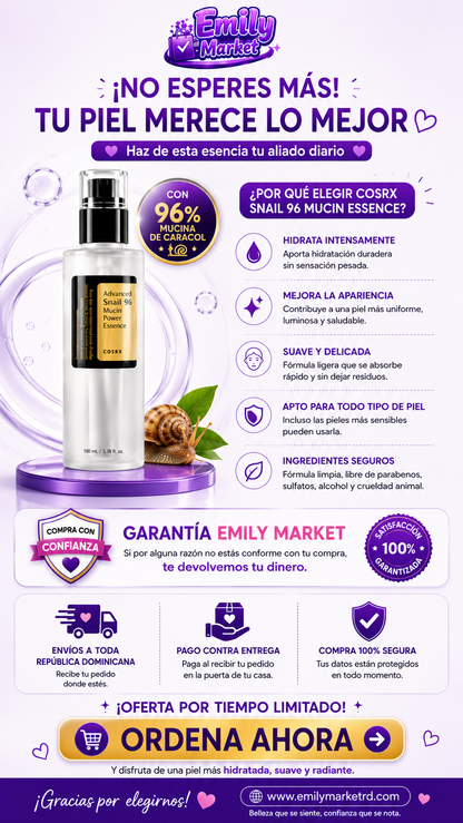 Sérum Reparador de Mucina de Caracol